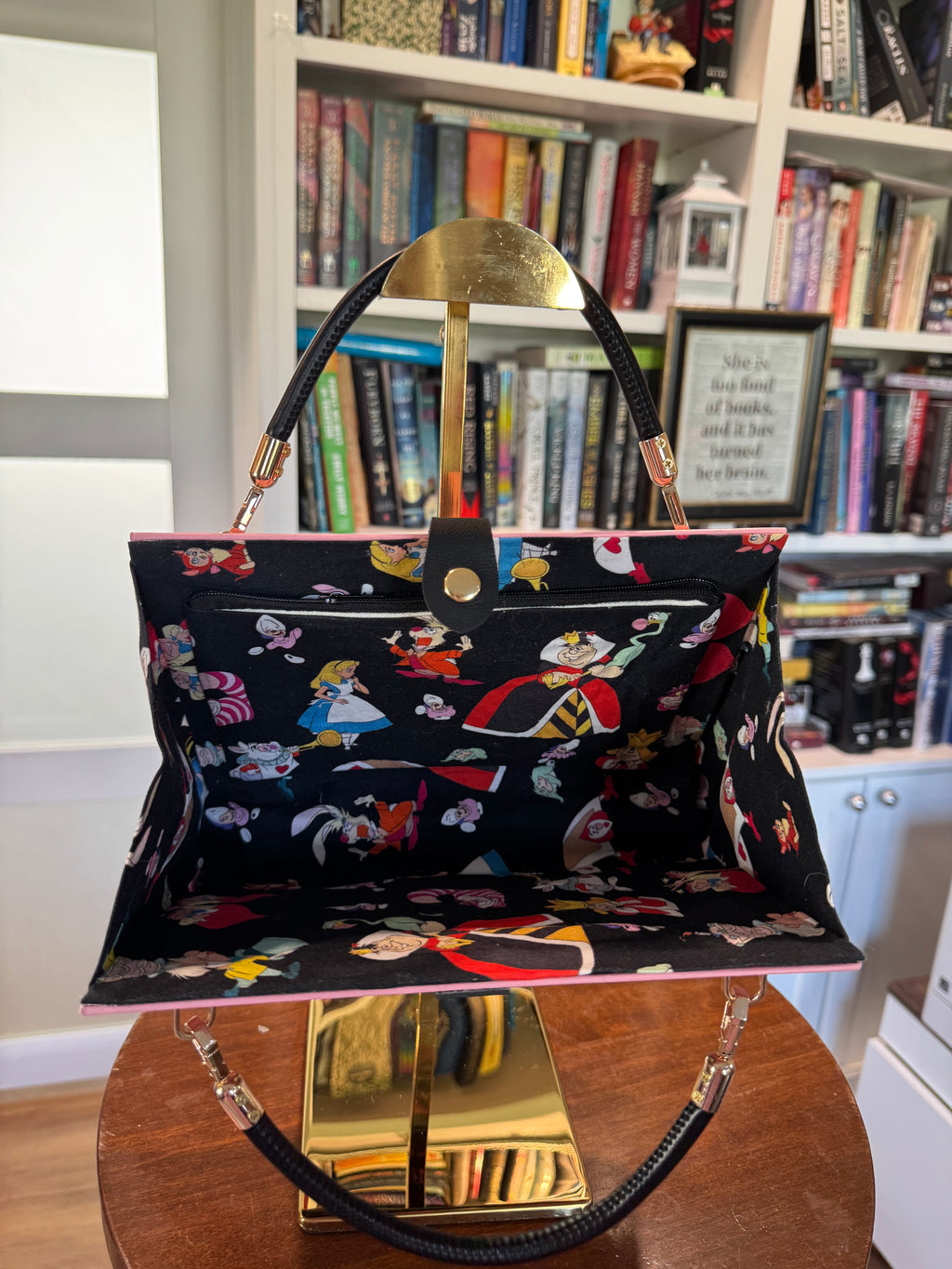 Book Purse- Alice in Wonderland