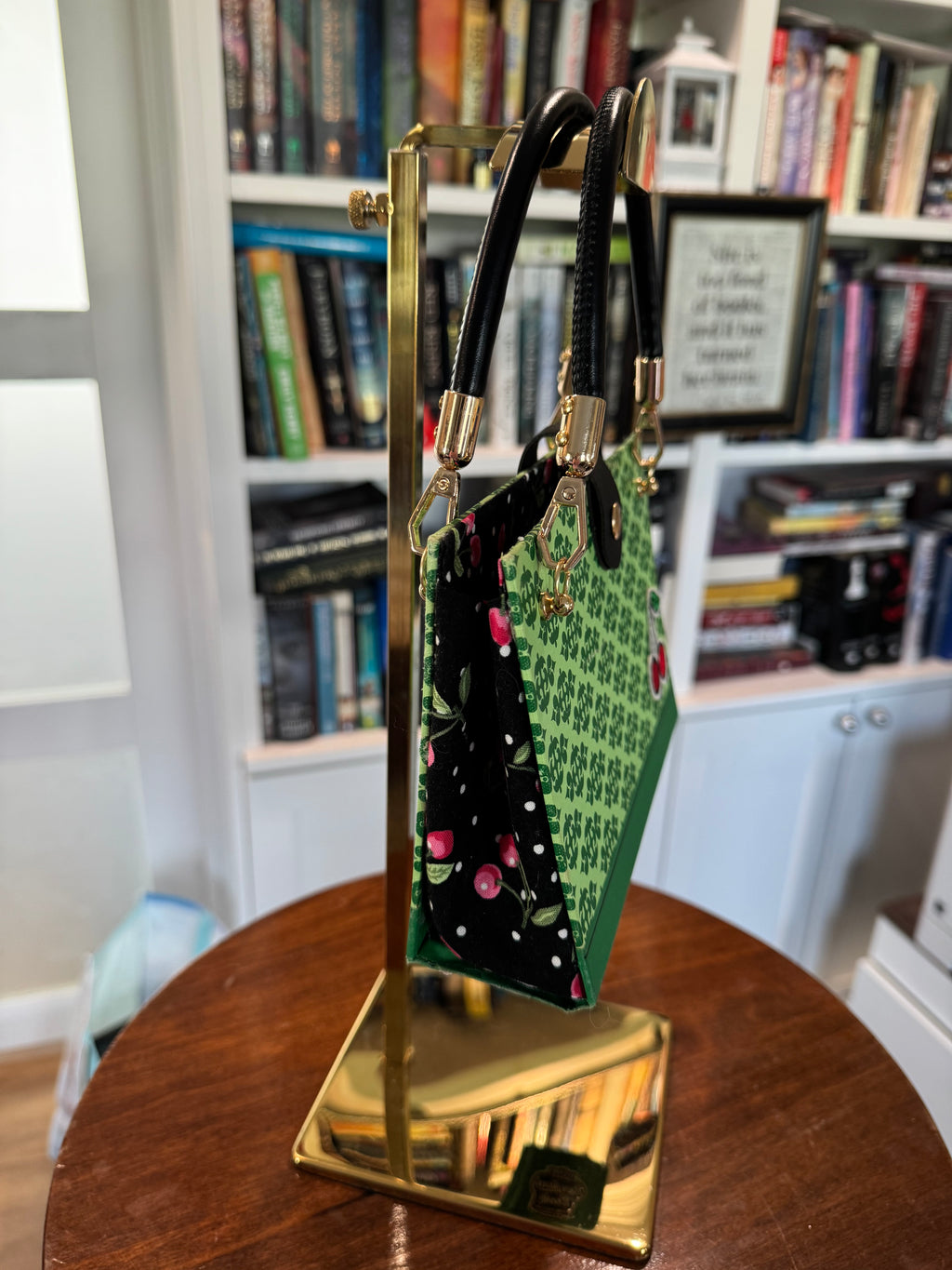 Book Purse- Vintage Cherry Bomb