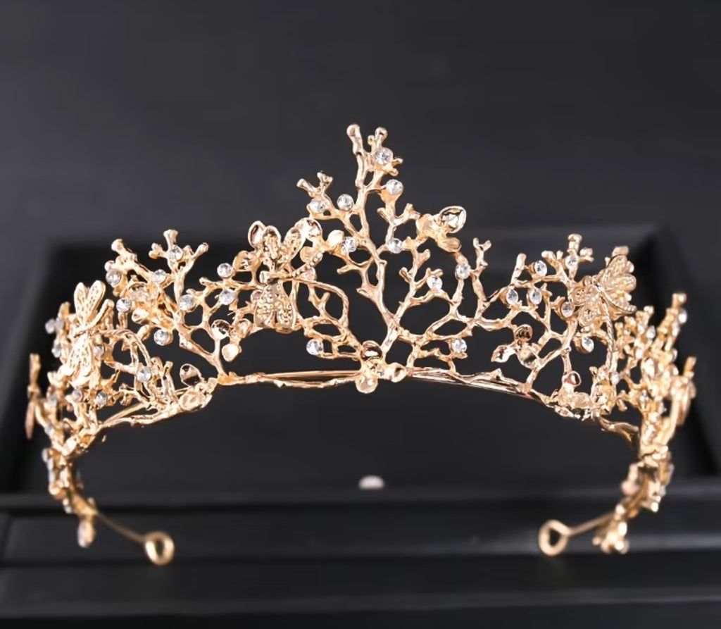 Gold Dragonflies Crown