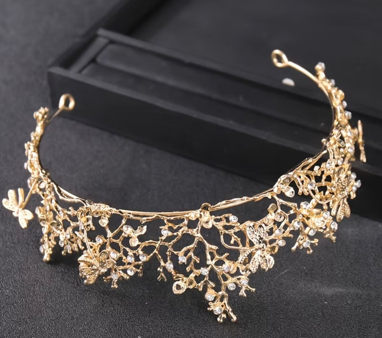 Gold Dragonflies Crown