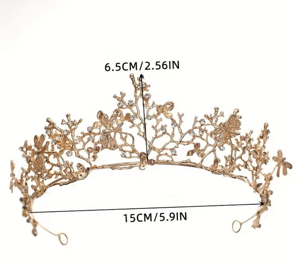 Gold Dragonflies Crown