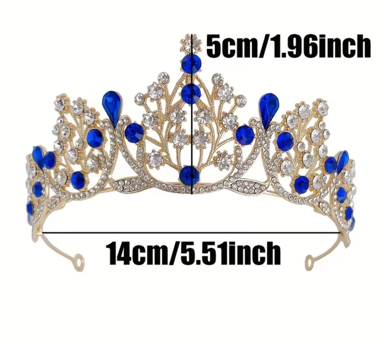 Forever in Blue Filigree Crown