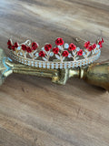 Red Roses in Bloom Crown