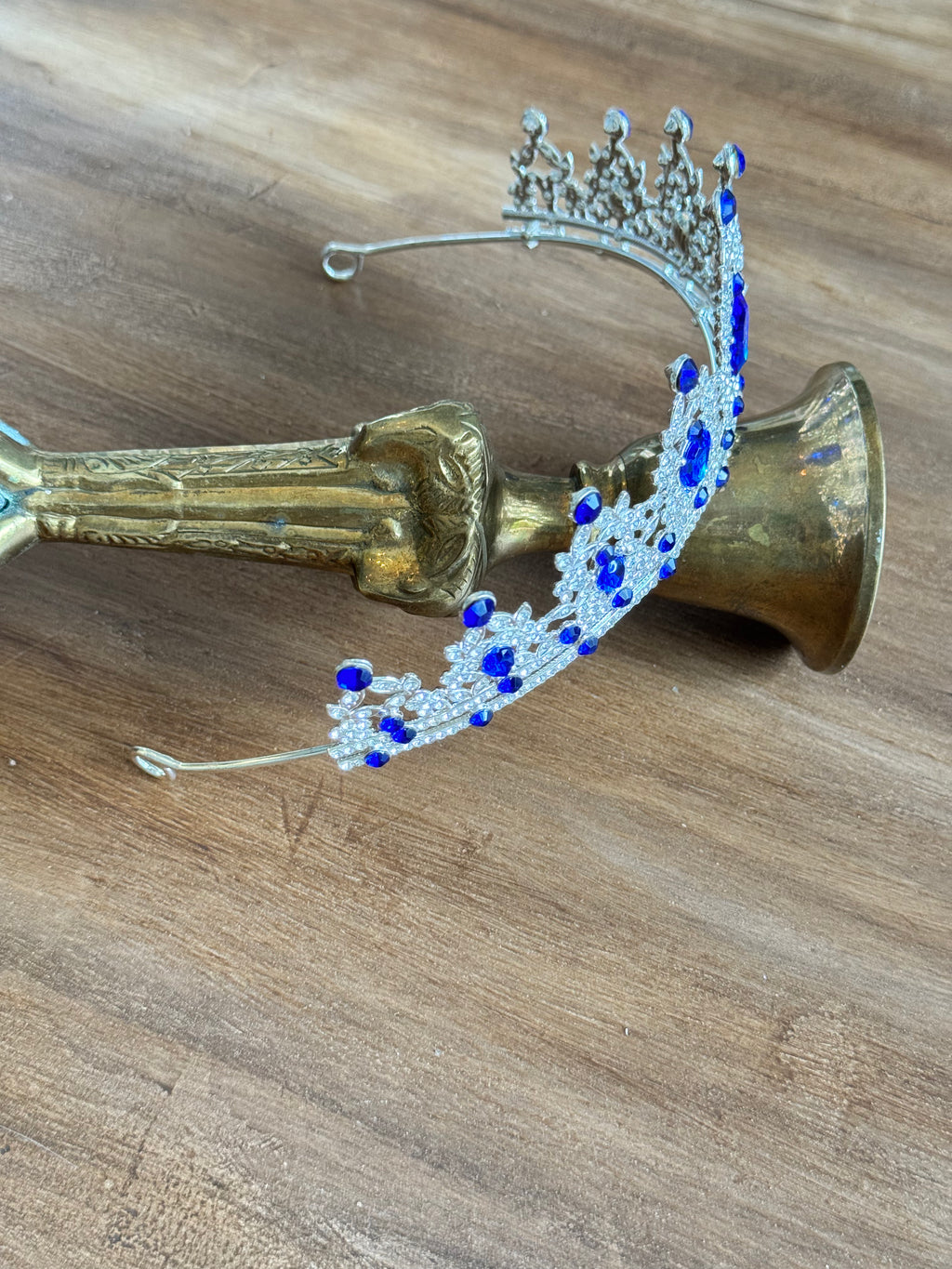 Silver and Blue Crown