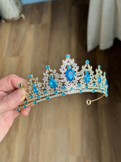 Bright Blue Forever Crown