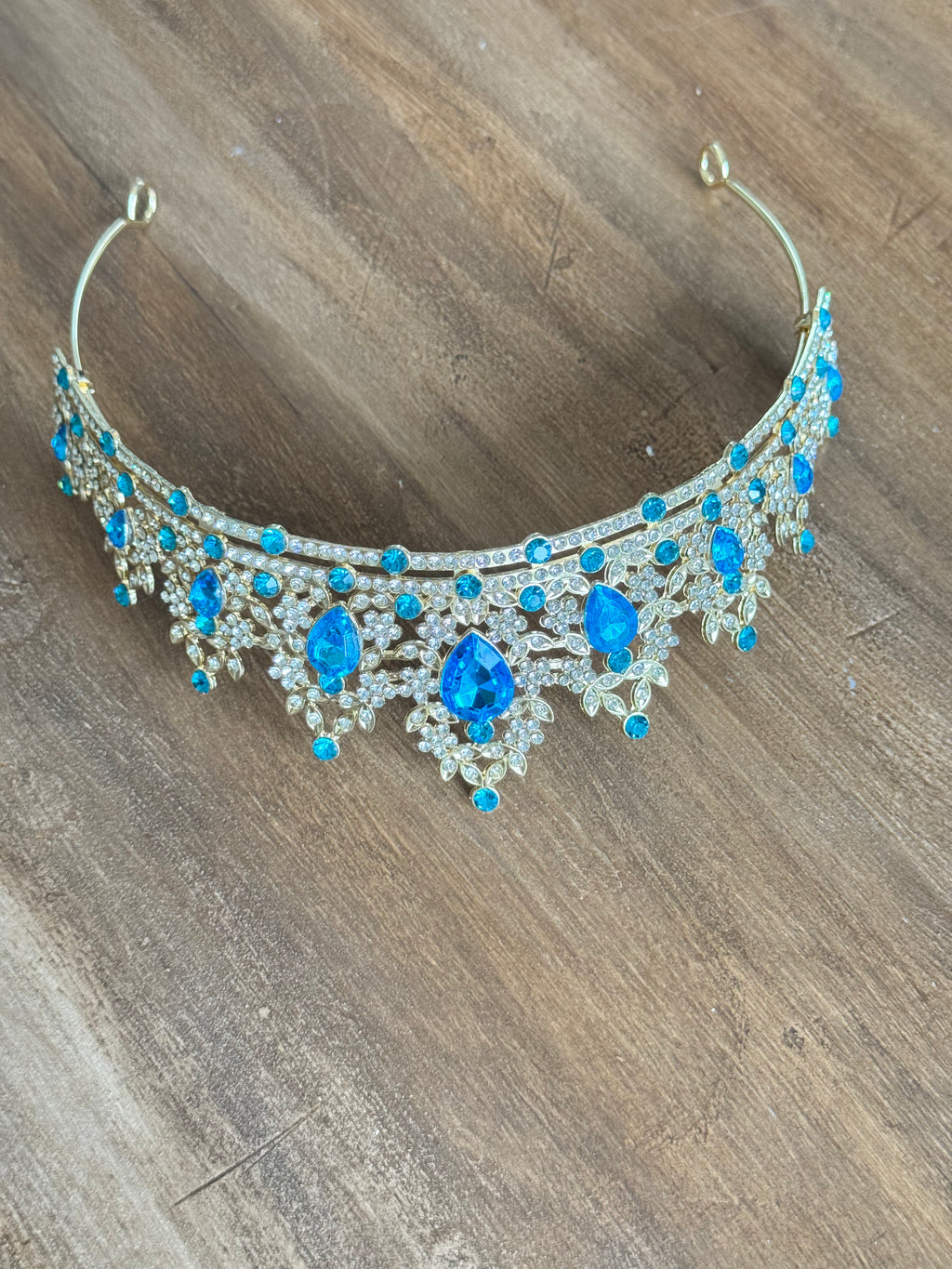 Bright Blue Forever Crown