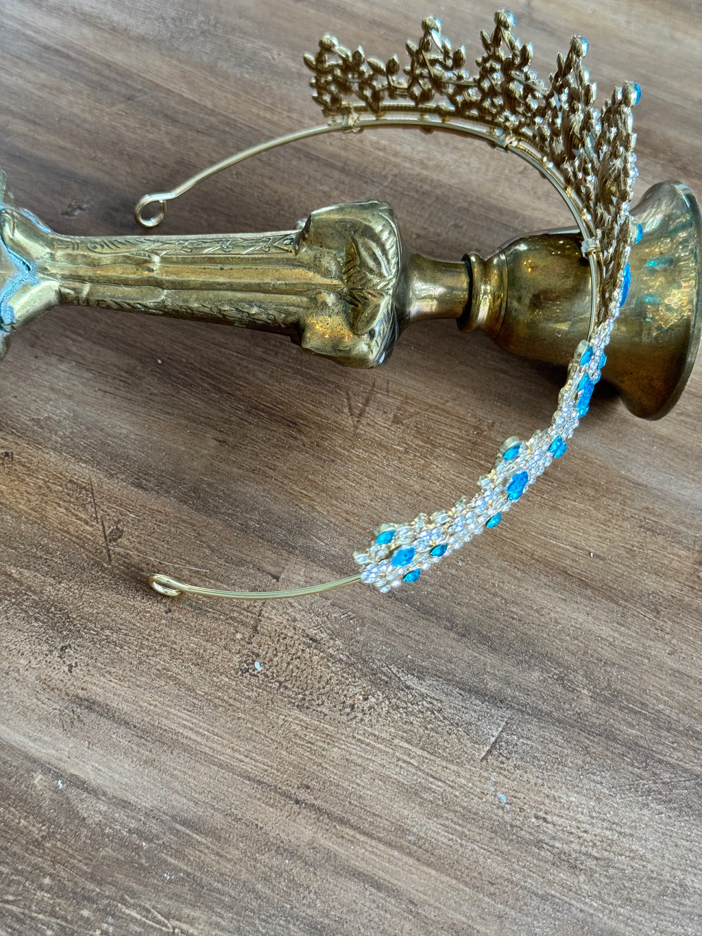 Bright Blue Forever Crown