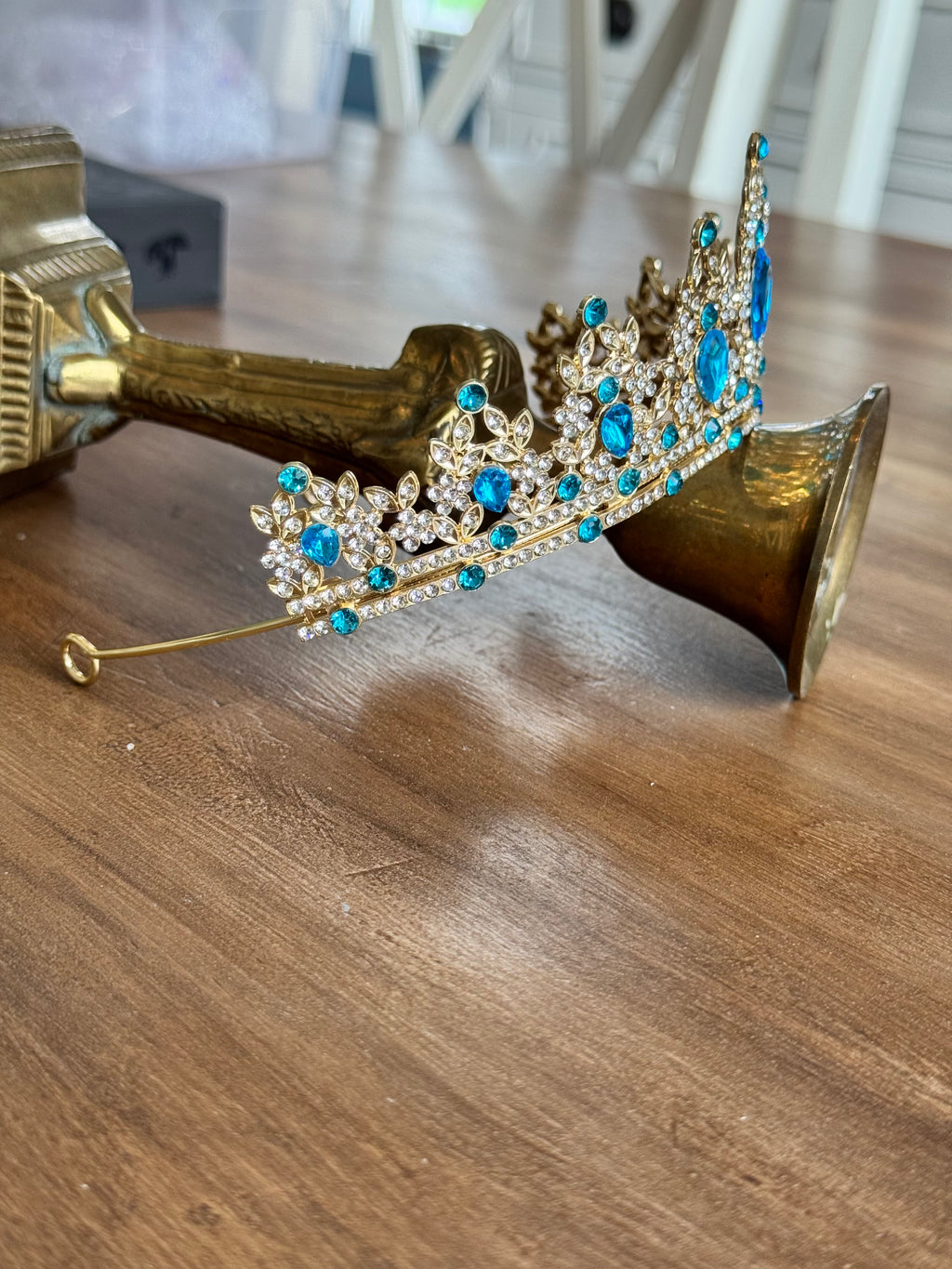 Bright Blue Forever Crown