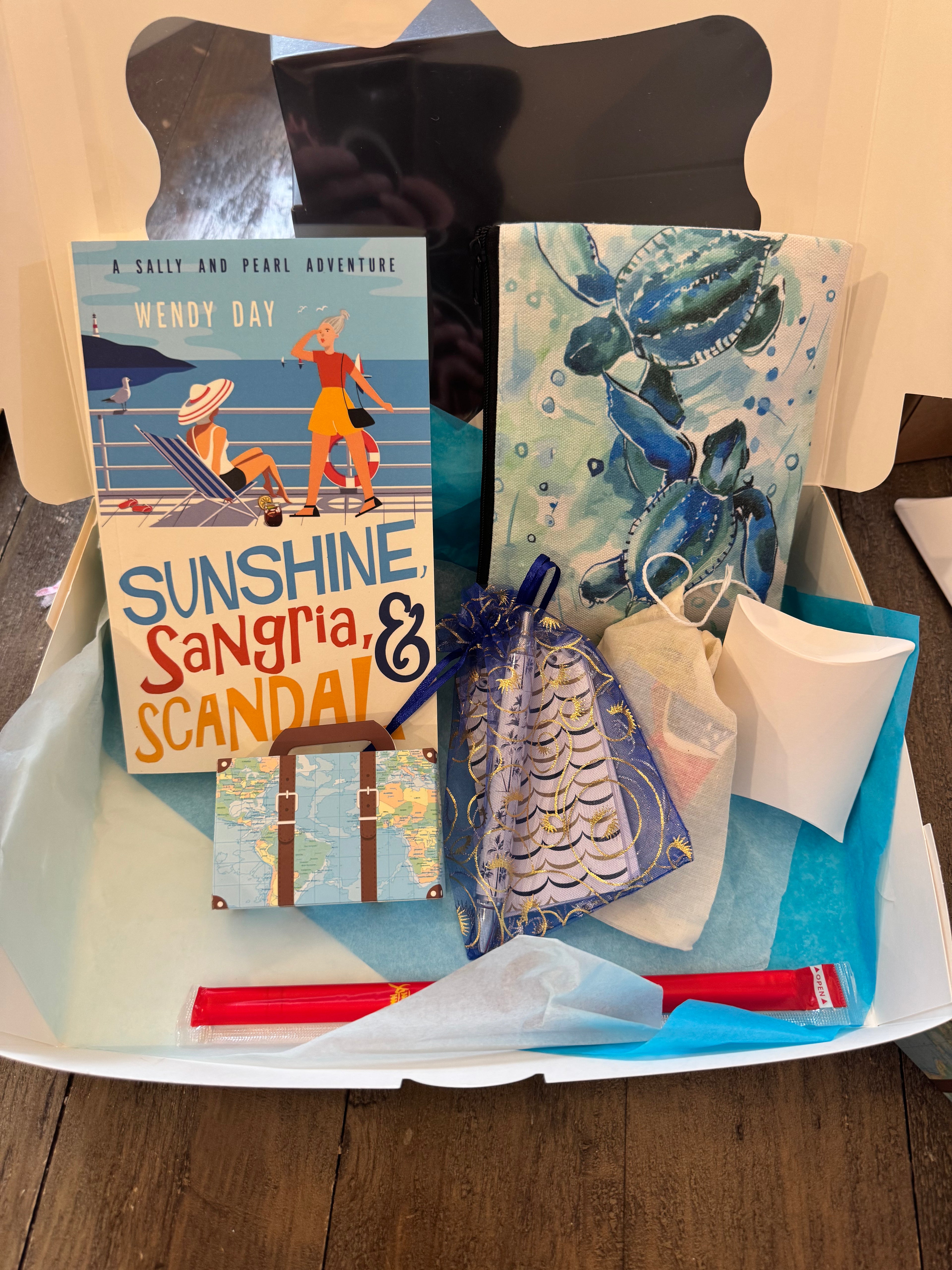 Sunshine, Sangria, and Scandal Book Box