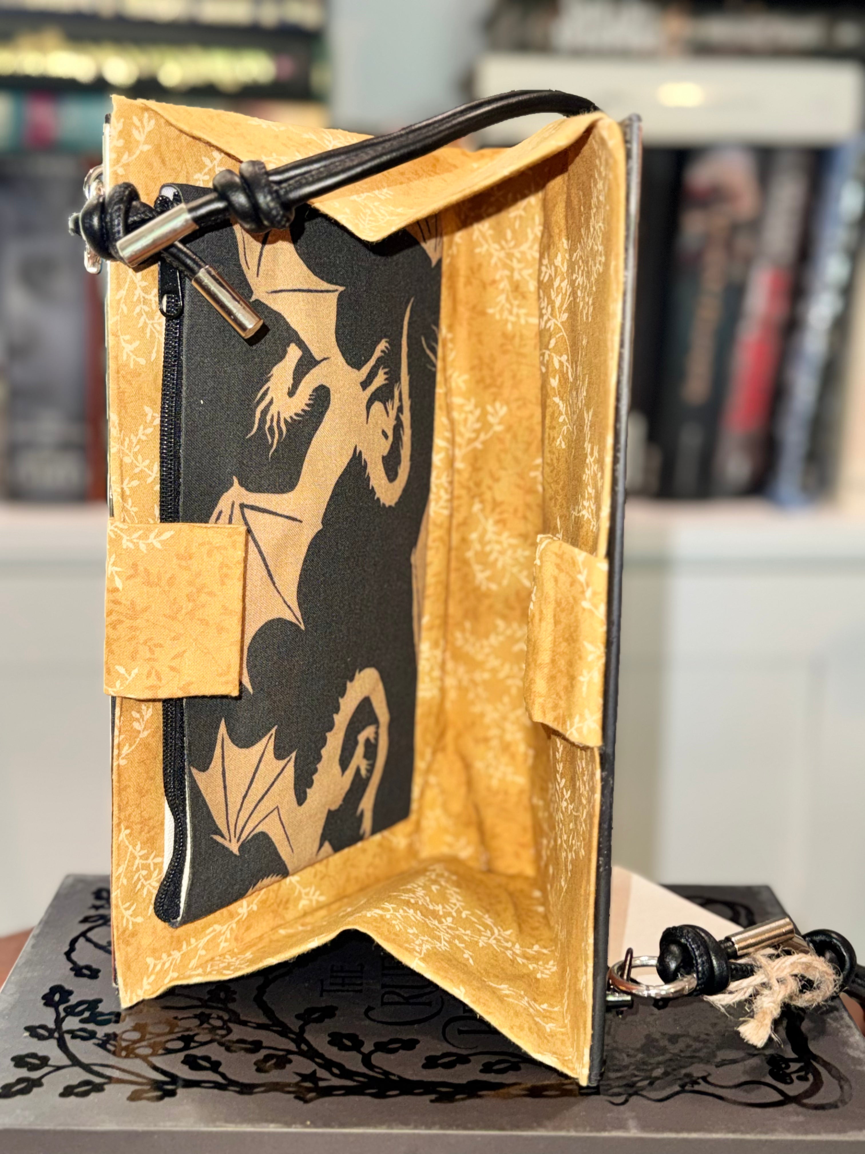 Fourth Wing Cross Body- Authentic Upcycled Hardcover Handbag