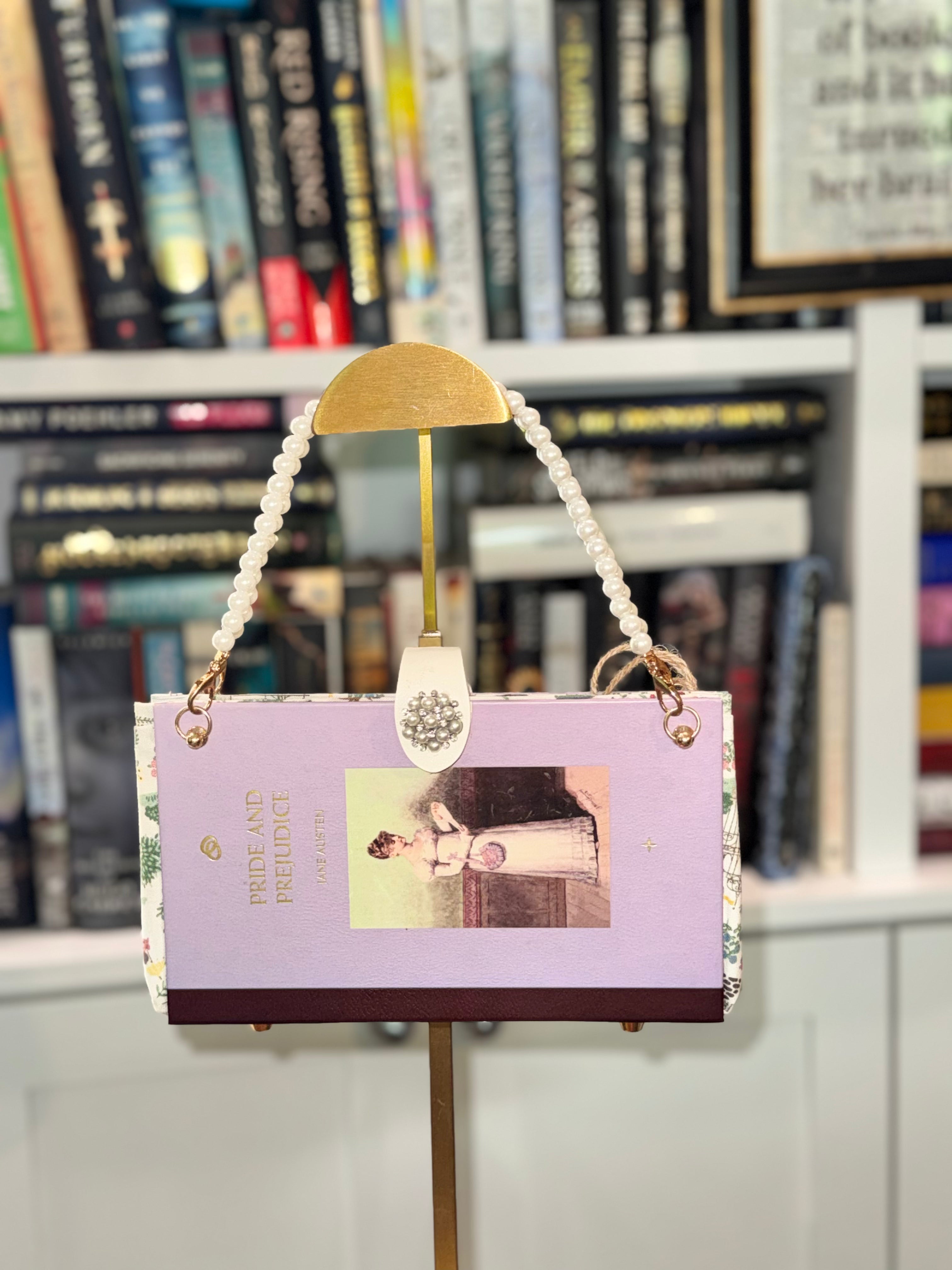 Pride & Prejudice - Authentic Upcycled Hardcover Handbag