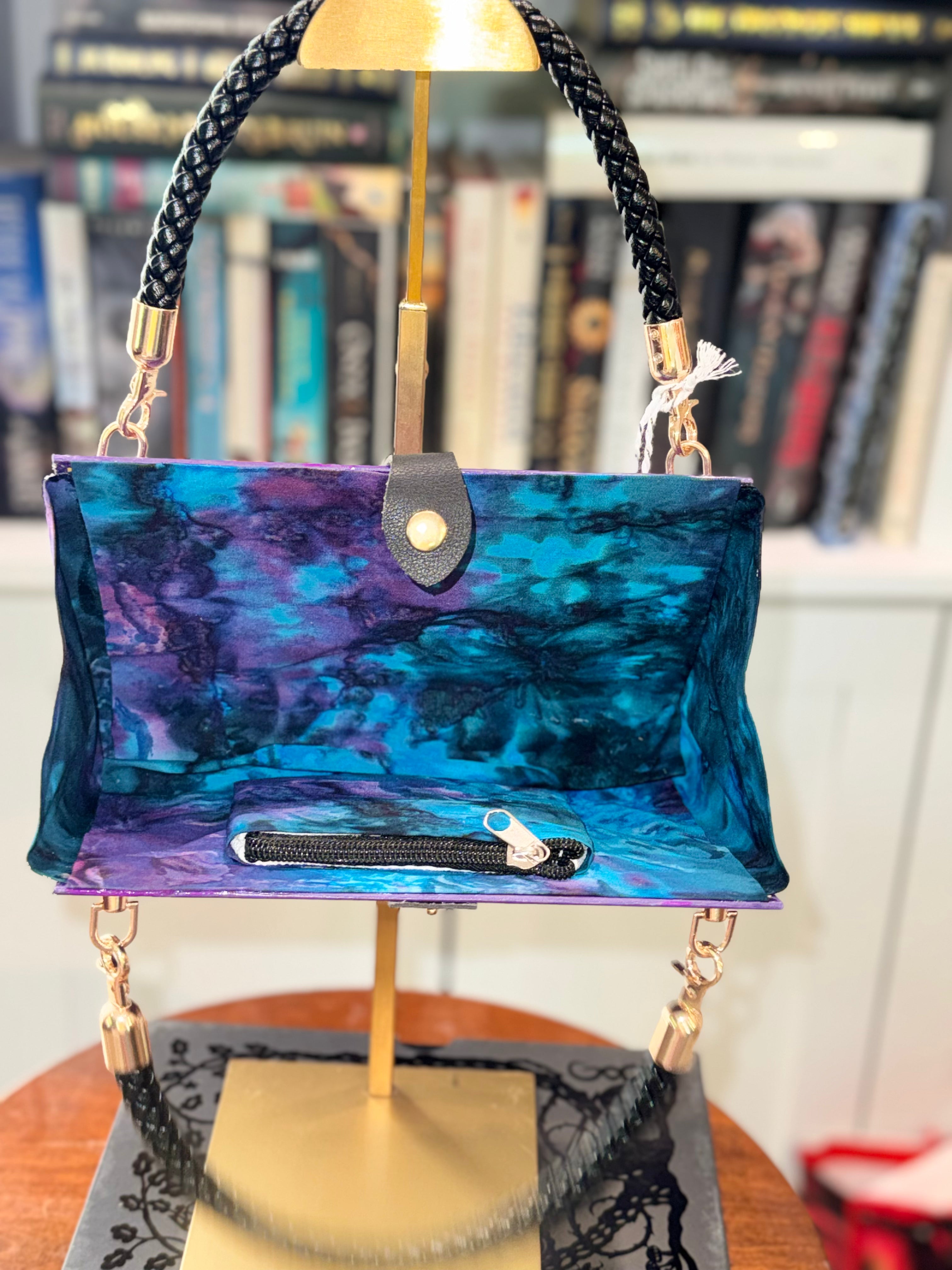 Sunrise on the Reaping - Authentic Upcycled Hardcover Handbag