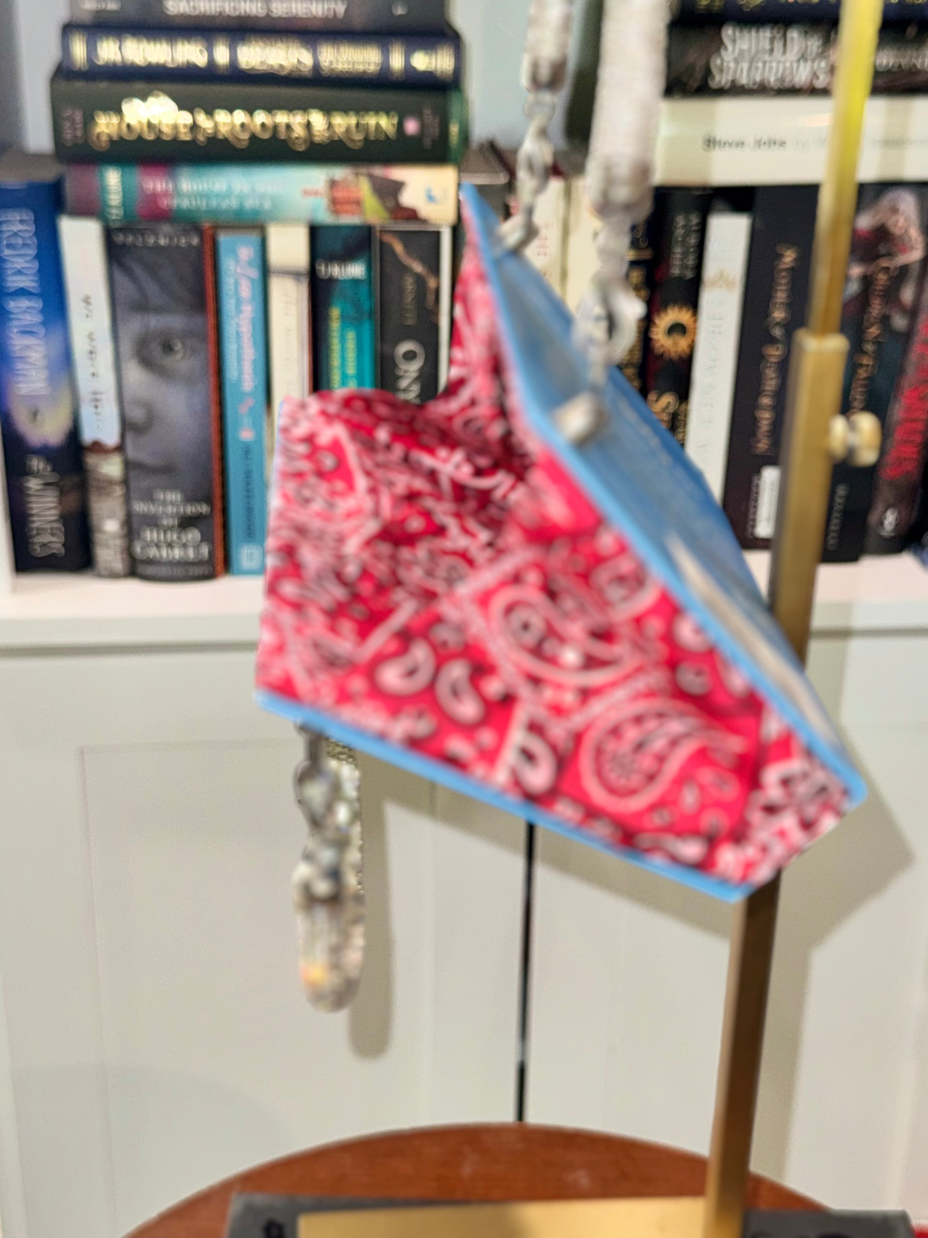 What Would Dolly Do?  Authentic Upcycled Hardcover Handbag