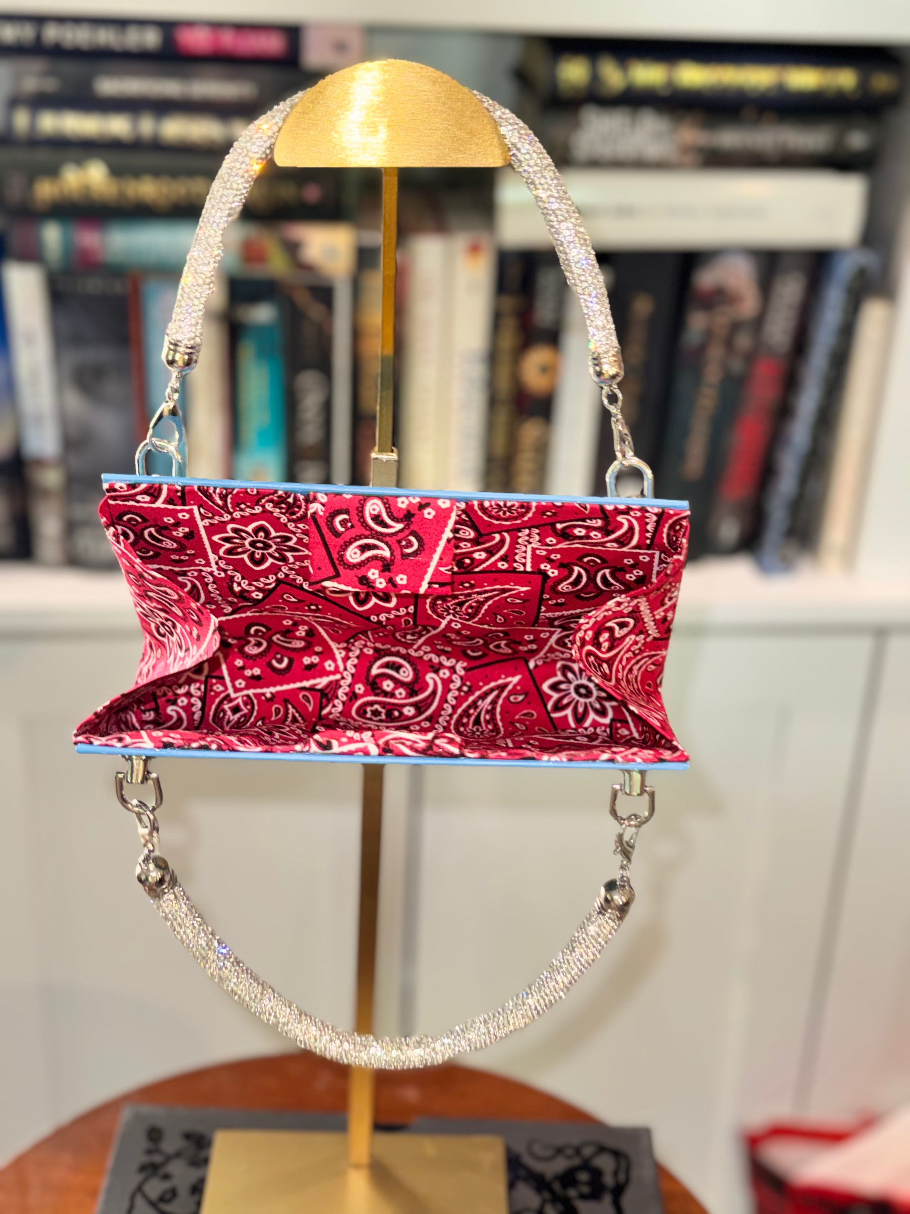 What Would Dolly Do?  Authentic Upcycled Hardcover Handbag