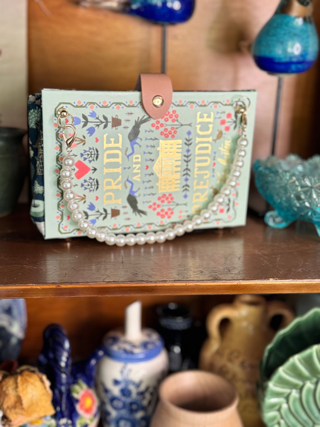 Handcrafted Purse from Upcycled Book- Pride and Prejudice