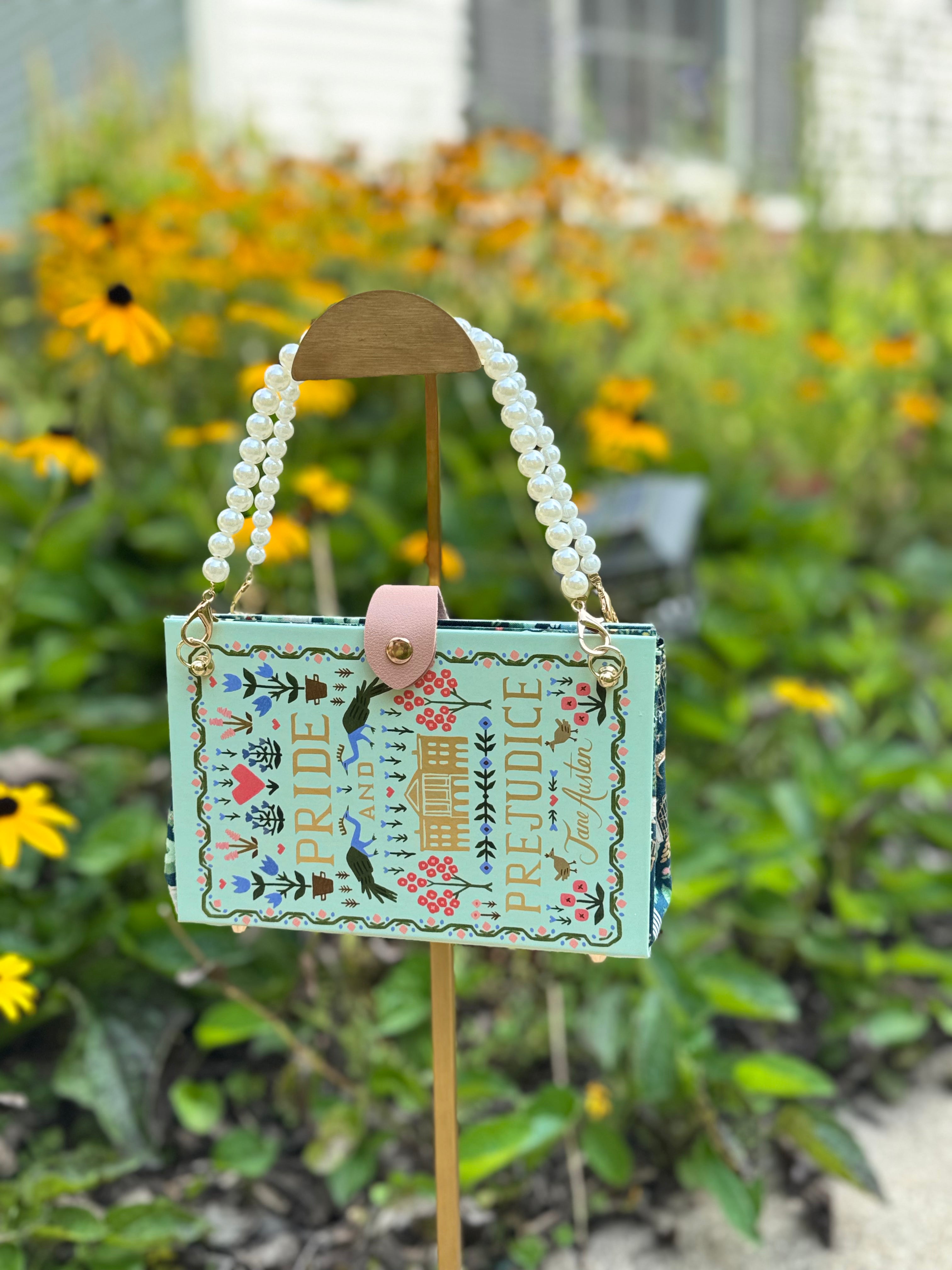 Handcrafted Purse from Upcycled Book- Pride and Prejudice