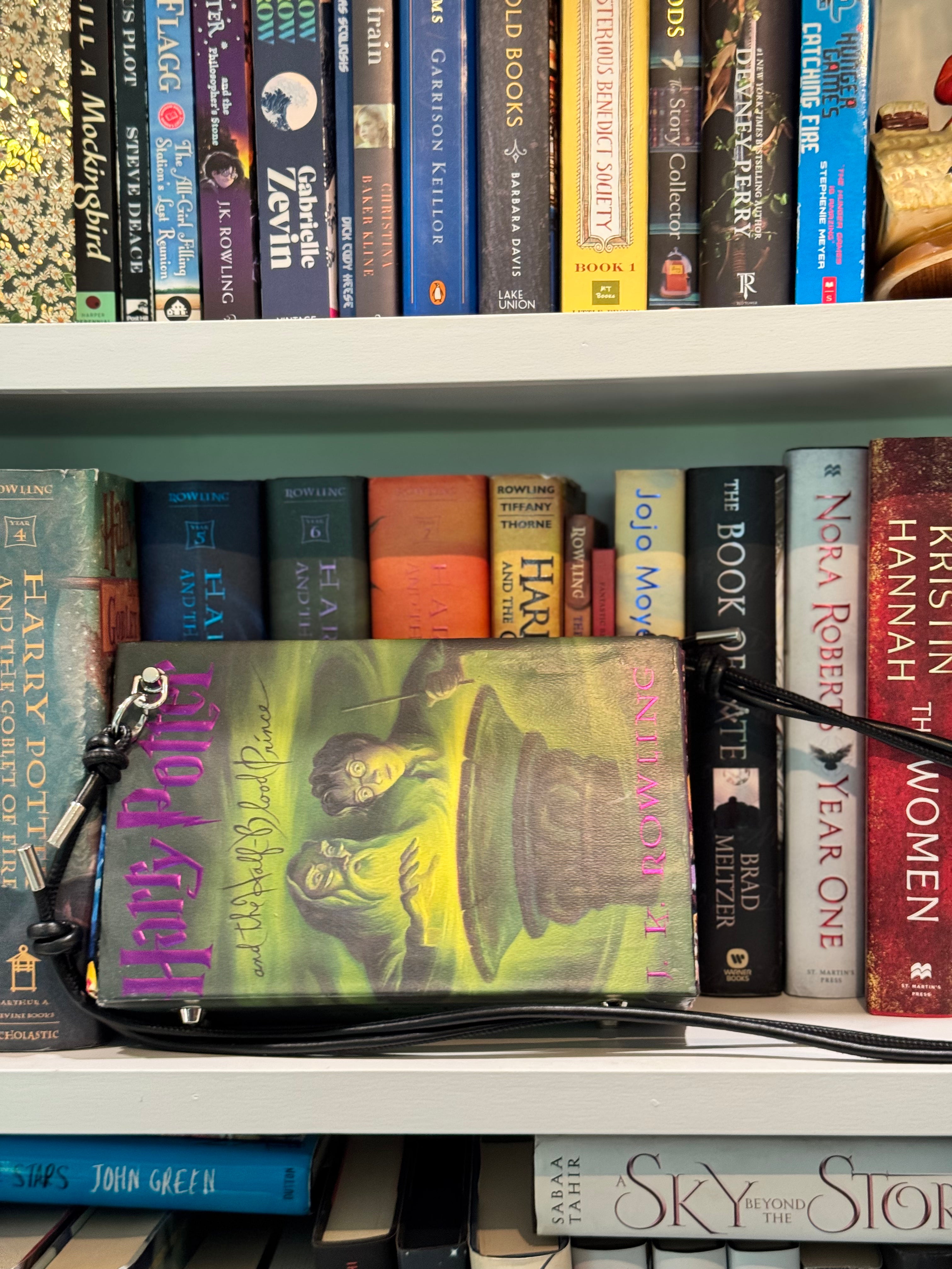 Handcrafted Purse from Upcycled Book- Harry Potter