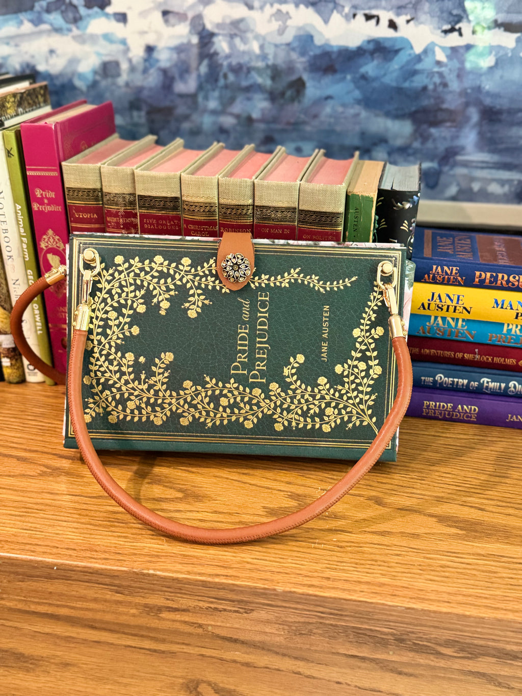 Handcrafted Purse from Upcycled Book- Pride and Prejudice