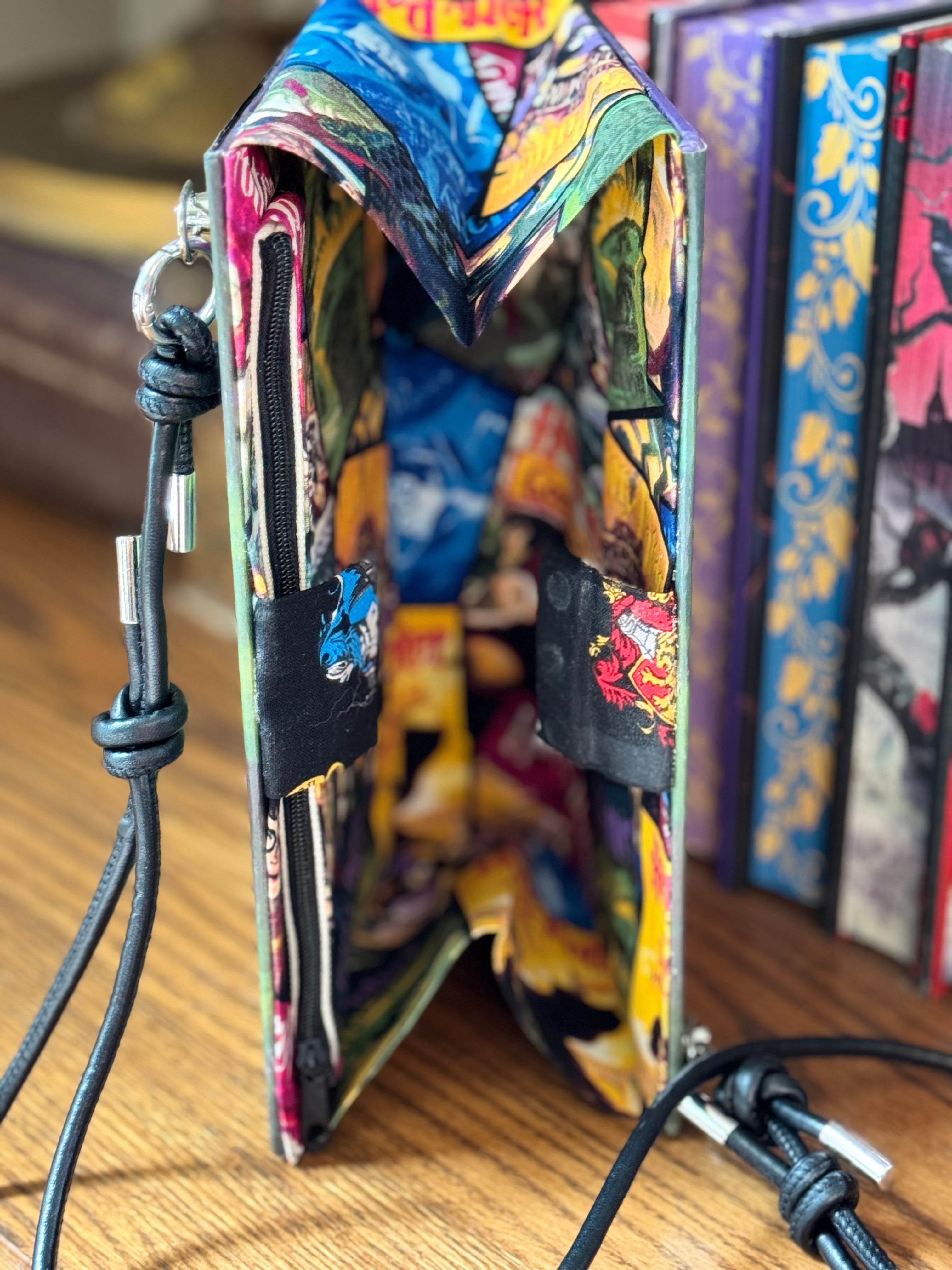 Handcrafted Purse from Upcycled Book- Harry Potter