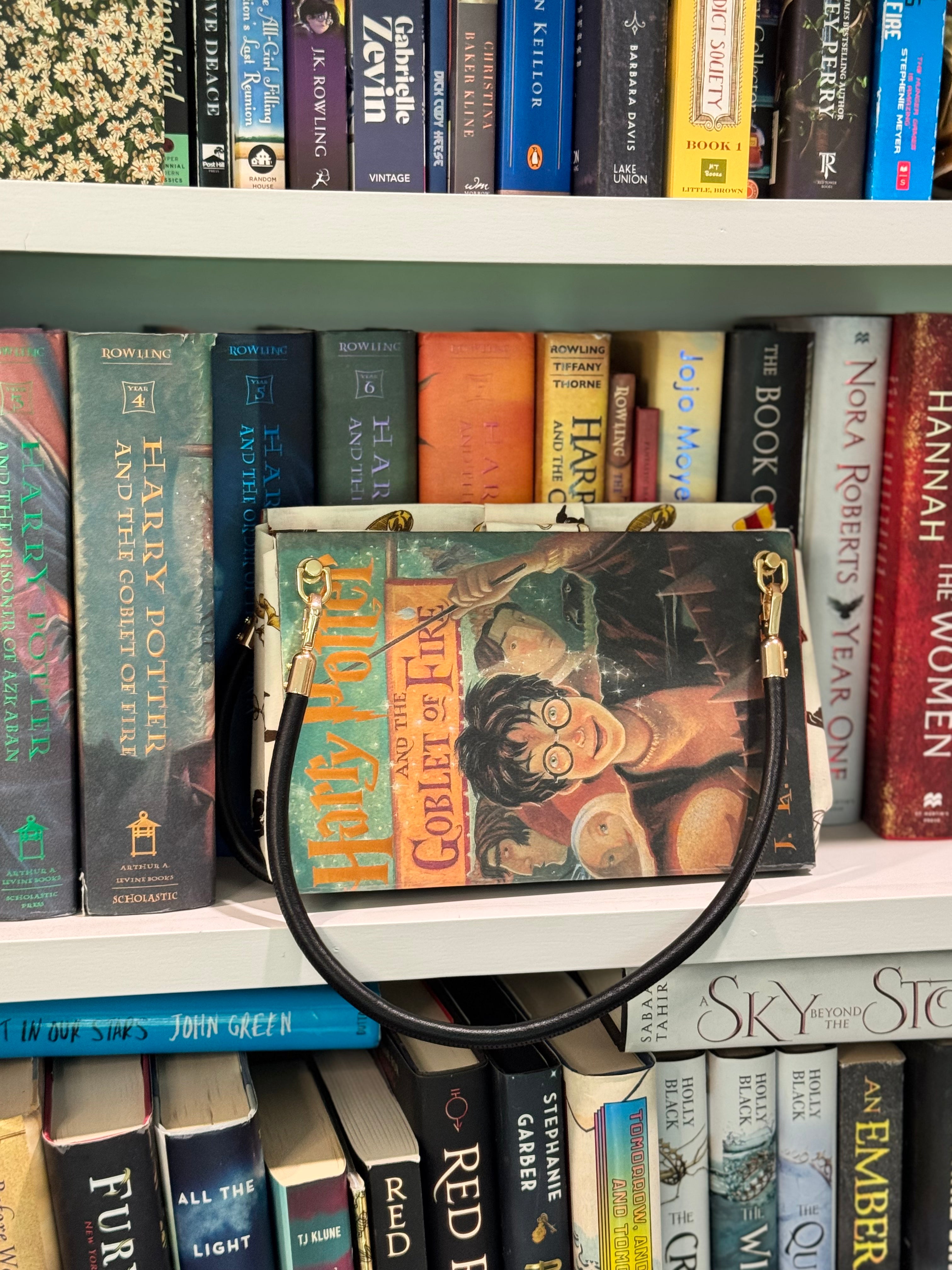 Handcrafted Purse from Upcycled Book- Harry Potter