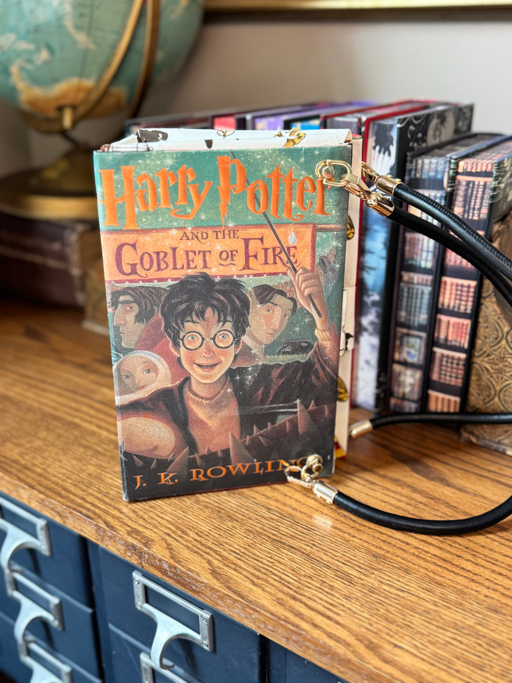 Handcrafted Purse from Upcycled Book- Harry Potter