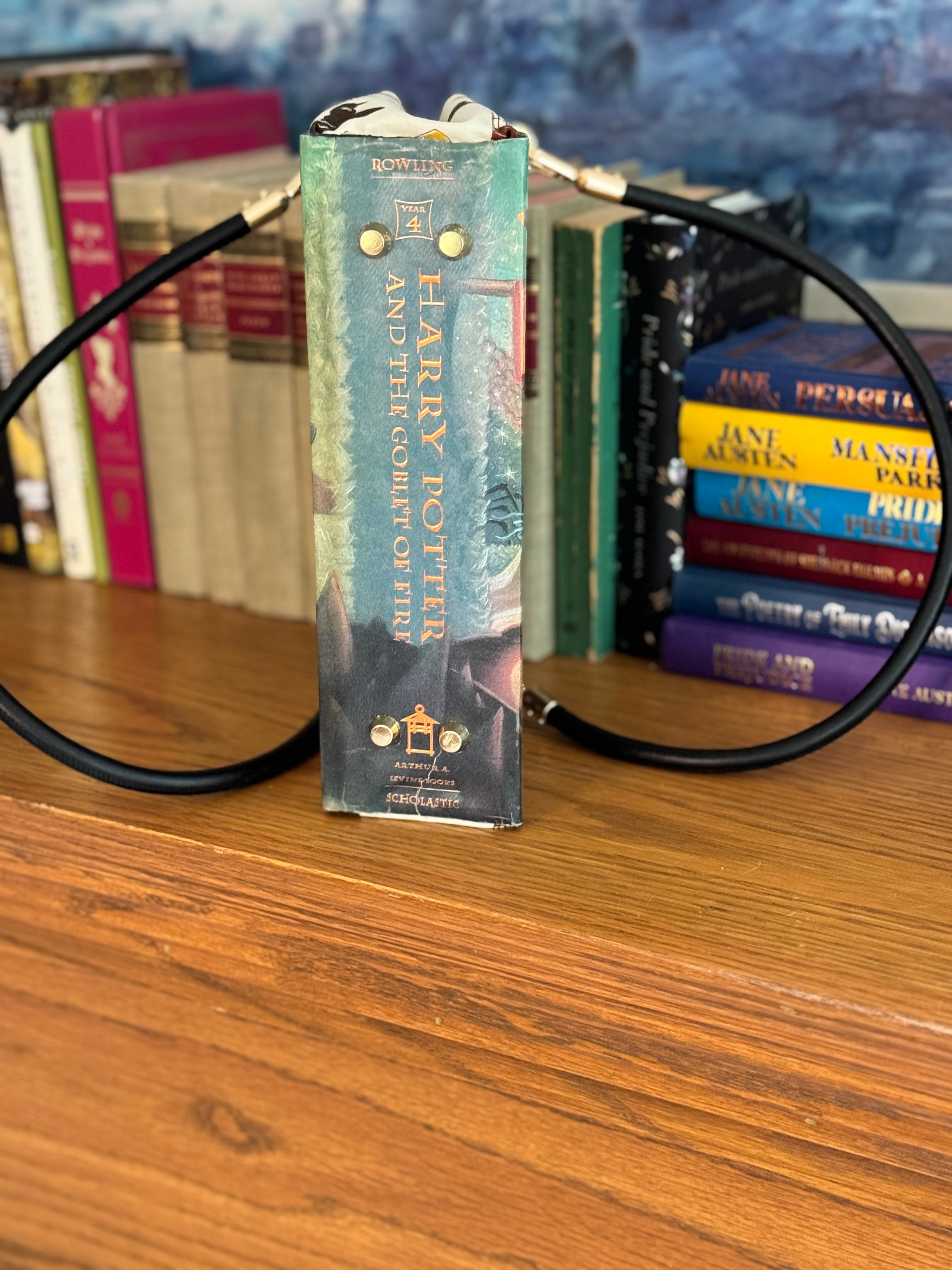 Handcrafted Purse from Upcycled Book- Harry Potter