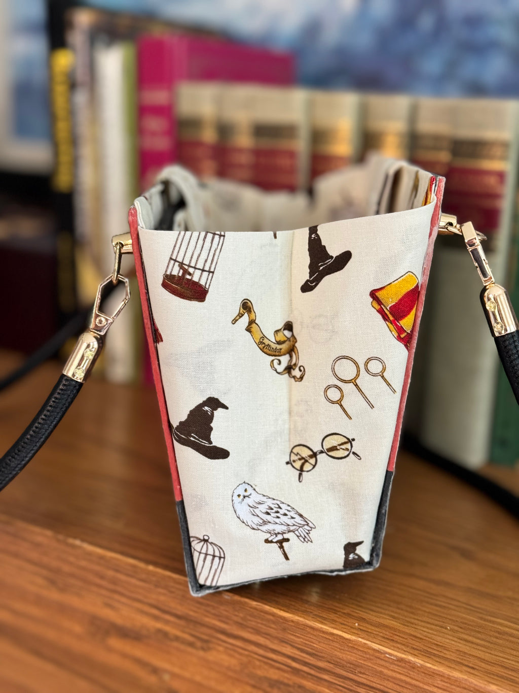 Handcrafted Purse from Upcycled Book- Harry Potter