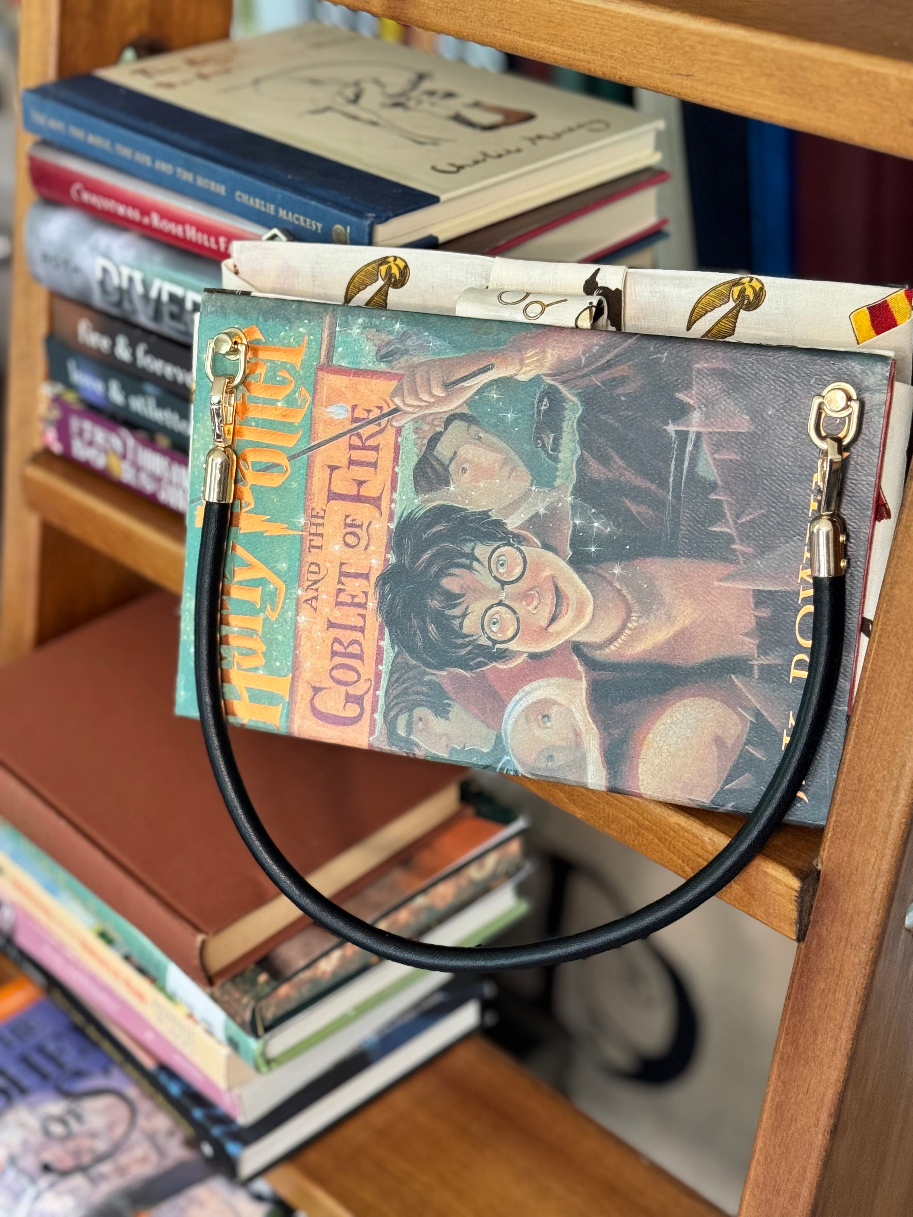 Handcrafted Purse from Upcycled Book- Harry Potter