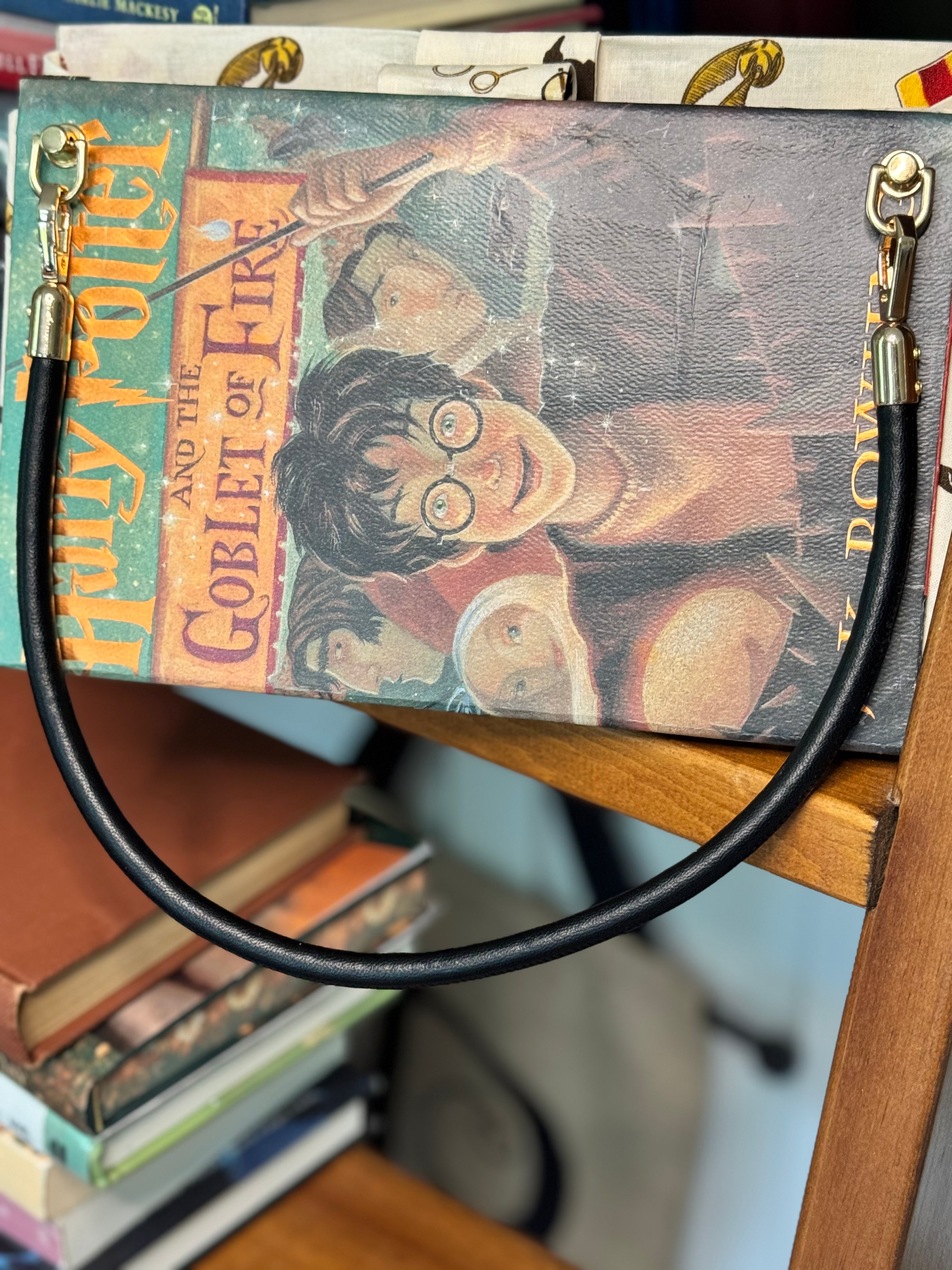 Handcrafted Purse from Upcycled Book- Harry Potter