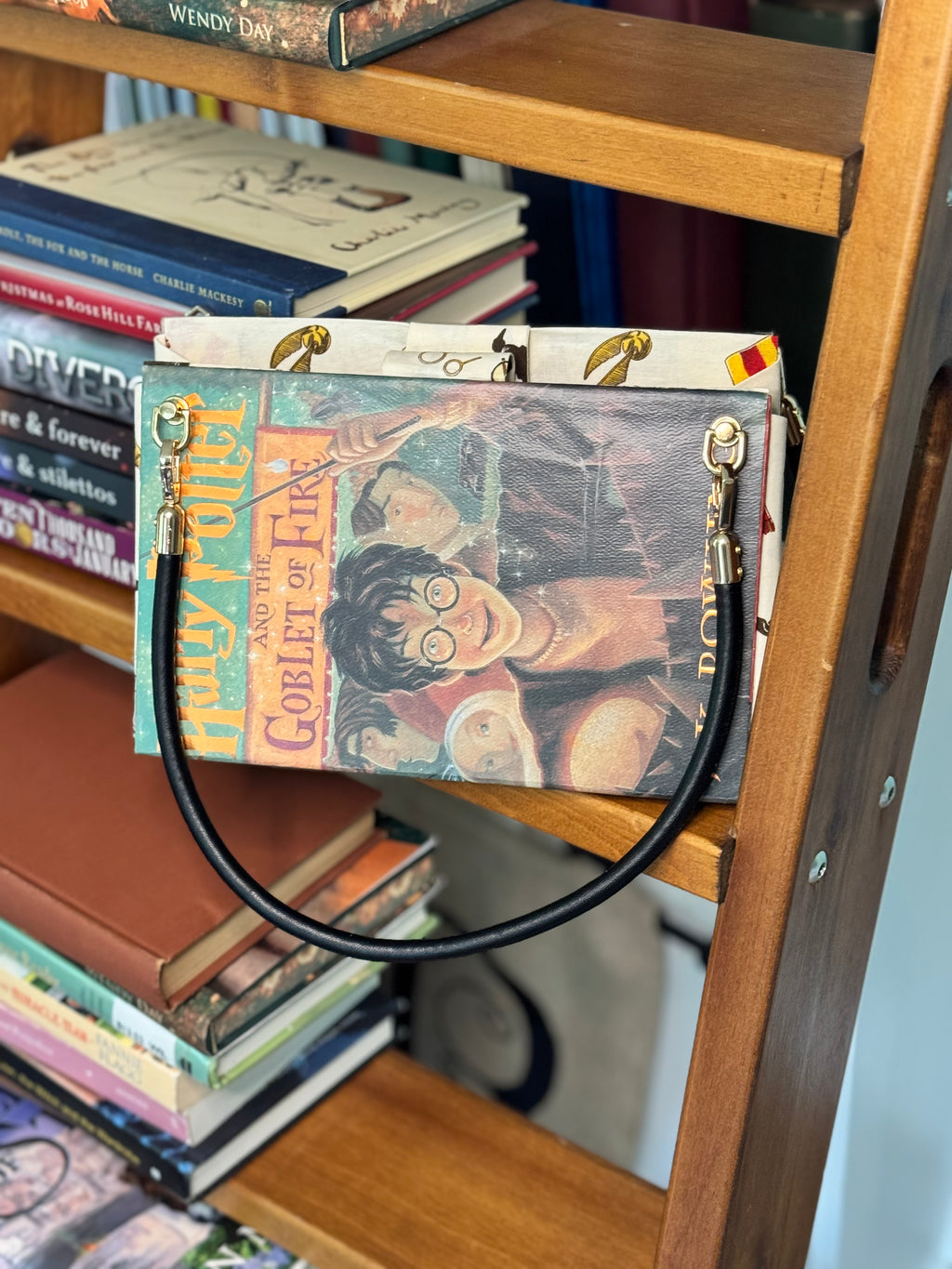 Handcrafted Purse from Upcycled Book- Harry Potter