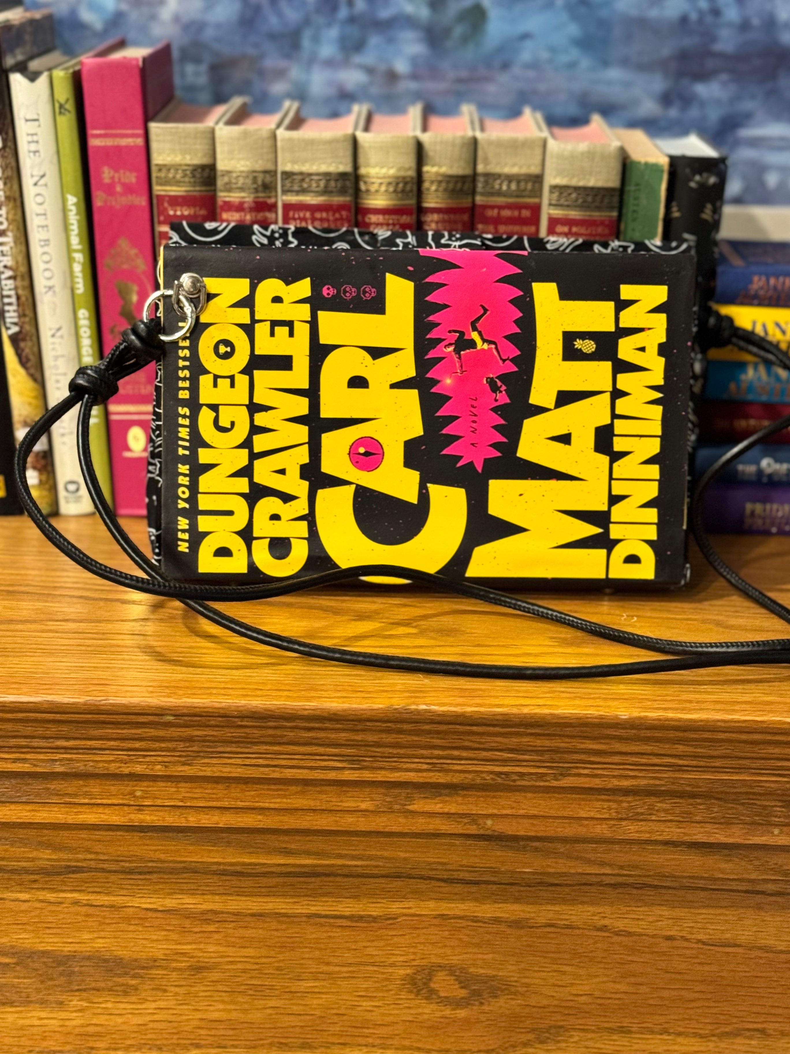 Handcrafted Purse from Upcycled Book- Dungeon Crawler Carl
